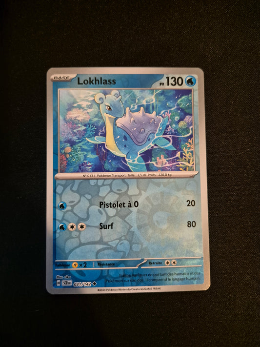 Carte Pokémon Lokhlass Reverse 031/142 SCR EV07 Courrone Stellaire