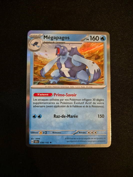 Carte Pokémon Mégapagos Holo 038/142 SCR EV07 Courrone Stellaire