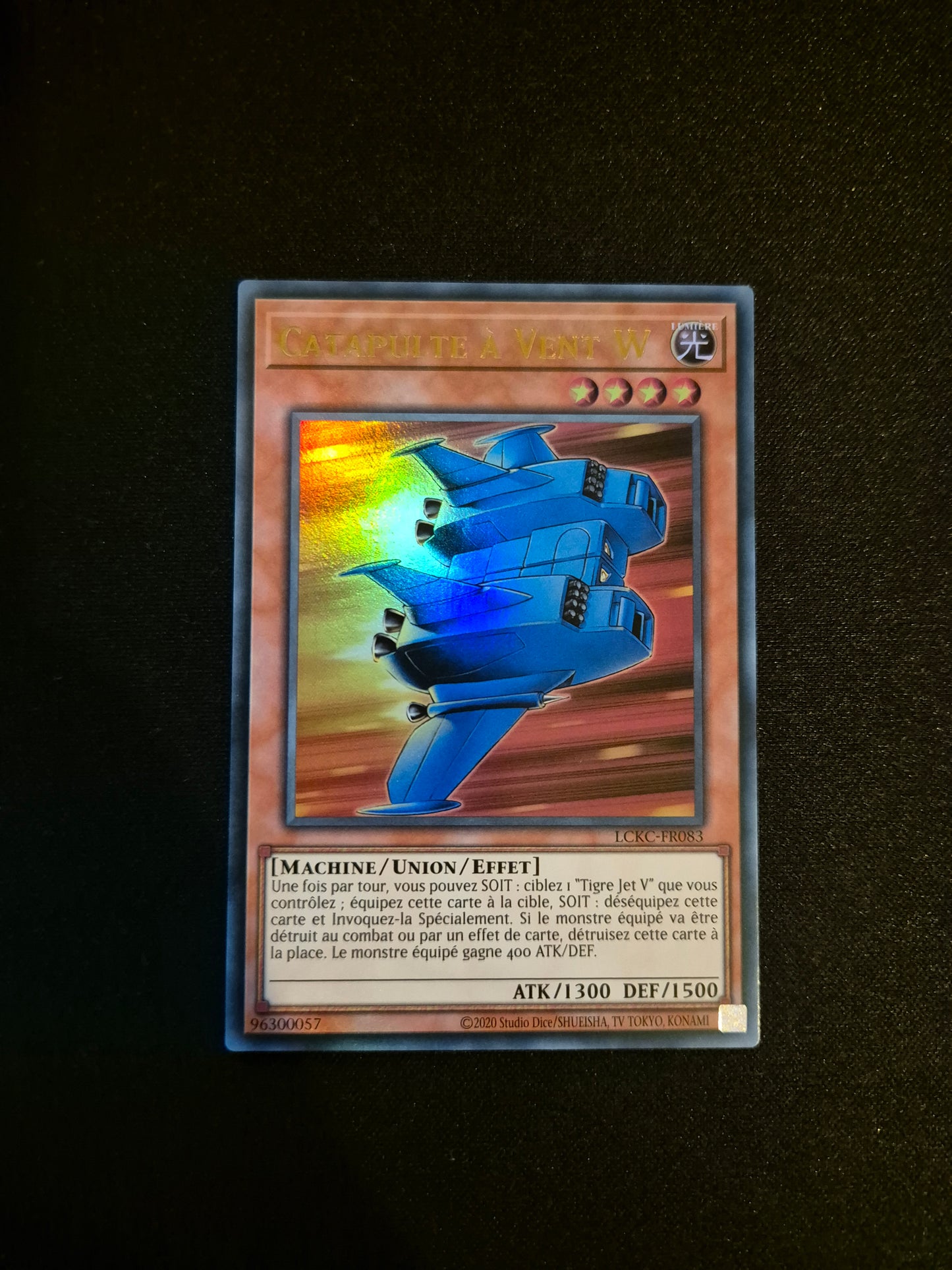 Carte Yu-Gi-Oh! Catapulte à Vent W Ultra Rare LCKC-FR083