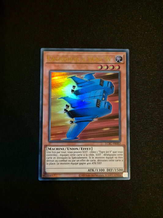 Carte Yu-Gi-Oh! Catapulte à Vent W Ultra Rare LCKC-FR083