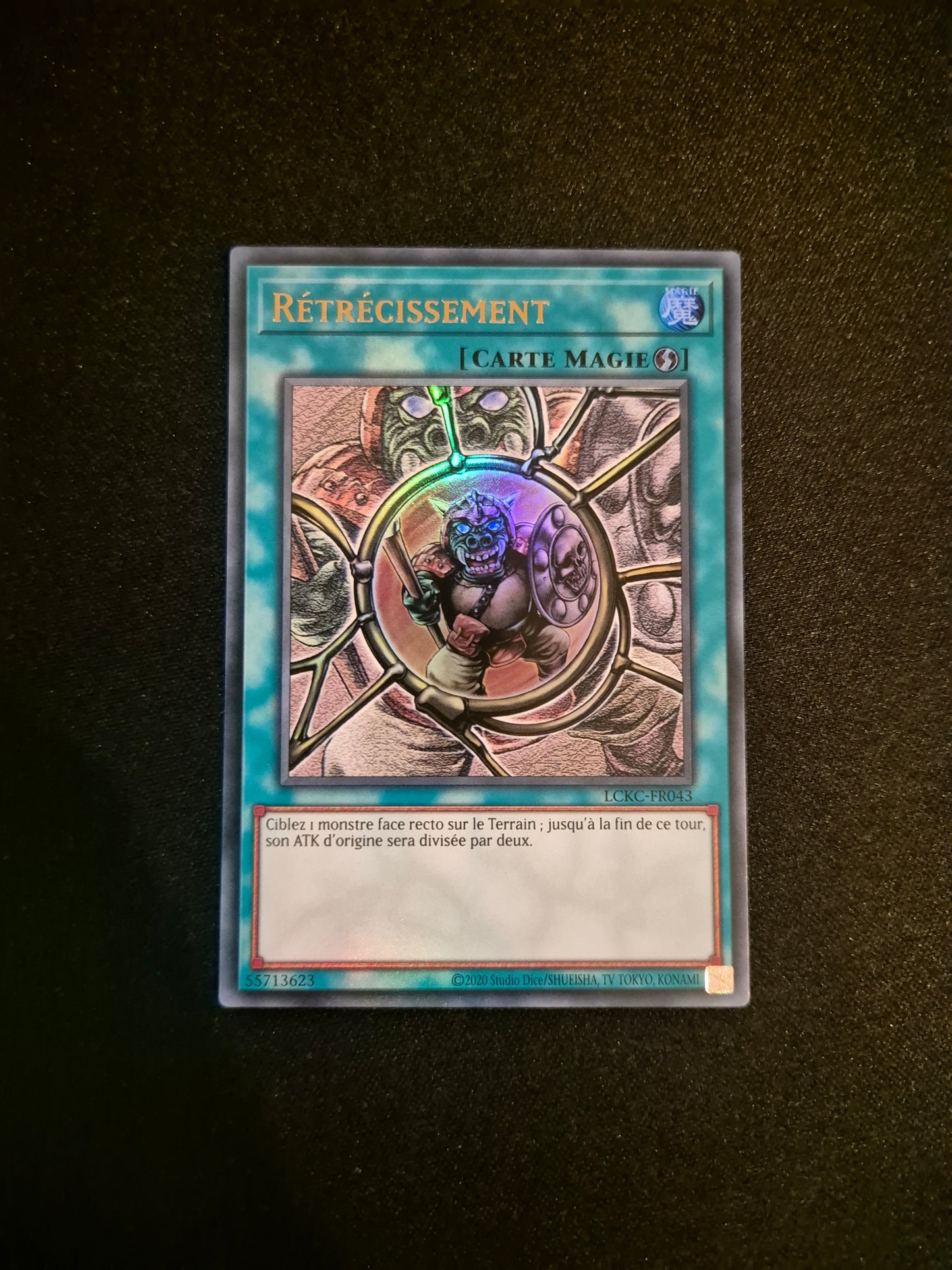 Carte Yu-Gi-Oh! Rétrécissement Ultra Rare LCKC-FR043