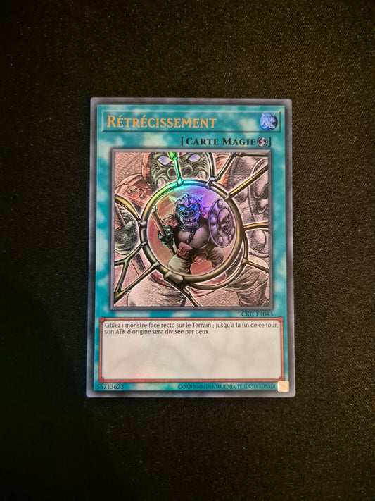 Carte Yu-Gi-Oh! Rétrécissement Ultra Rare LCKC-FR043