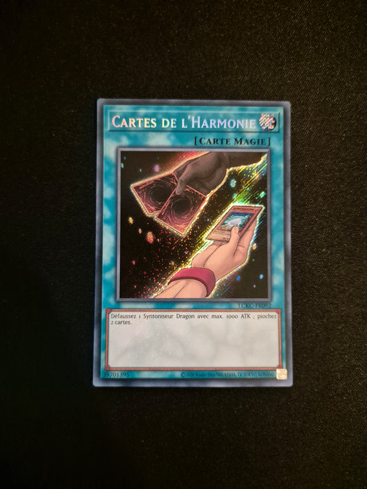 Carte Yu-Gi-Oh! Cartes de l'Harmonie Secret Rare LCKC-FR092