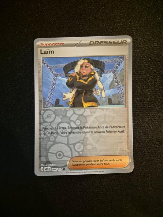 Carte Pokémon Laim Reverse 194/197 EV03 Flammes Obsidiennes
