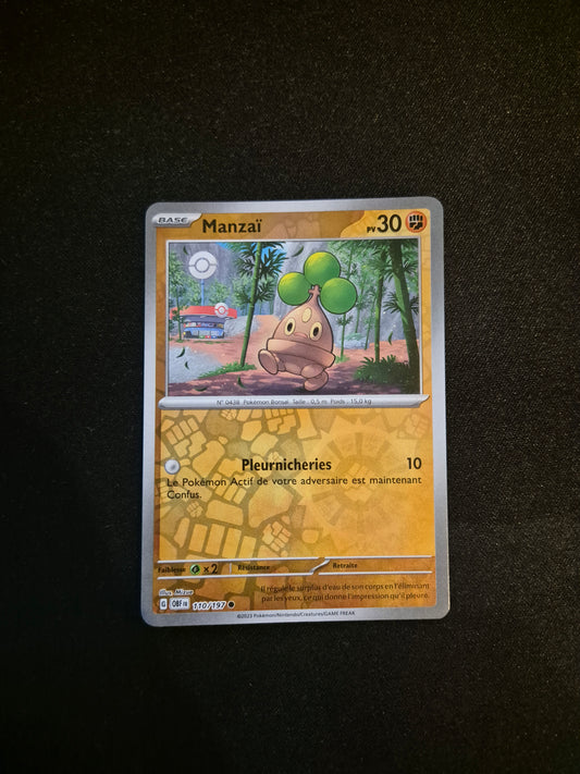 Carte Pokémon Manzai Reverse 110/197 EV03 Flammes Obsidiennes