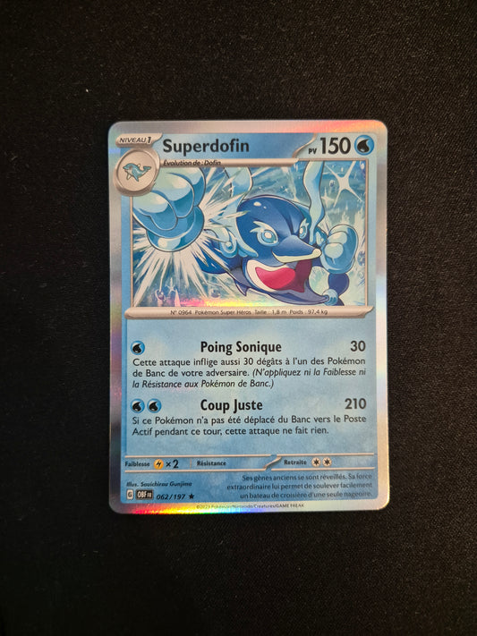 Carte Pokémon Superdofin Holo 062/197 EV03 Flammes Obsidiennes