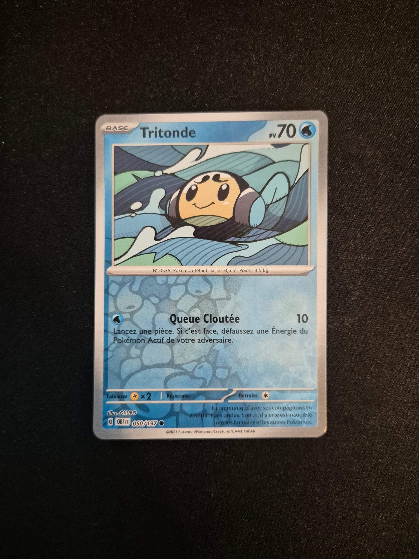 Carte Pokémon Tritonde Reverse 050/197 EV03 Flammes Obsidiennes