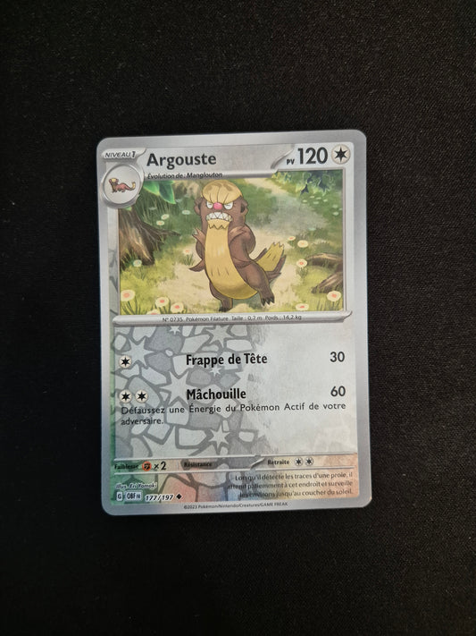 Carte Pokémon Argouste Reverse 177/197 EV03 Flammes Obsidiennes