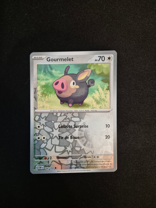 Carte Pokémon Gourmelet Reverse 182/197 EV03 Flammes Obsidiennes