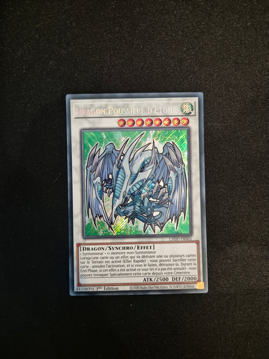 Carte Yu-Gi-Oh! Dragon Poussière d'Étoile Secret Rare L5DD-FRS01