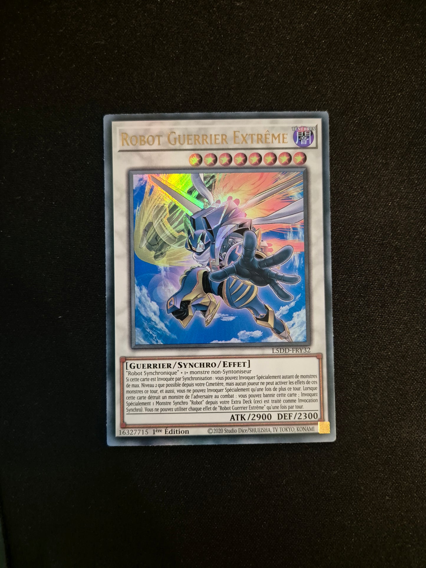 Carte Yu-Gi-Oh! Robot Guerrier Extrême Ultra Rare L5DD-FRY32