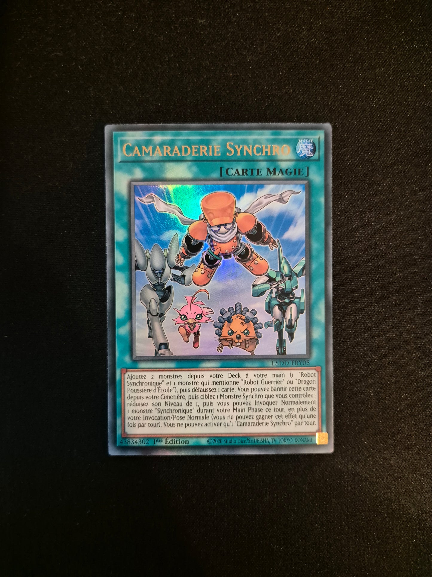 Carte Yu-Gi-Oh! Camaraderie Synchro Ultra Rare L5DD-FRY05