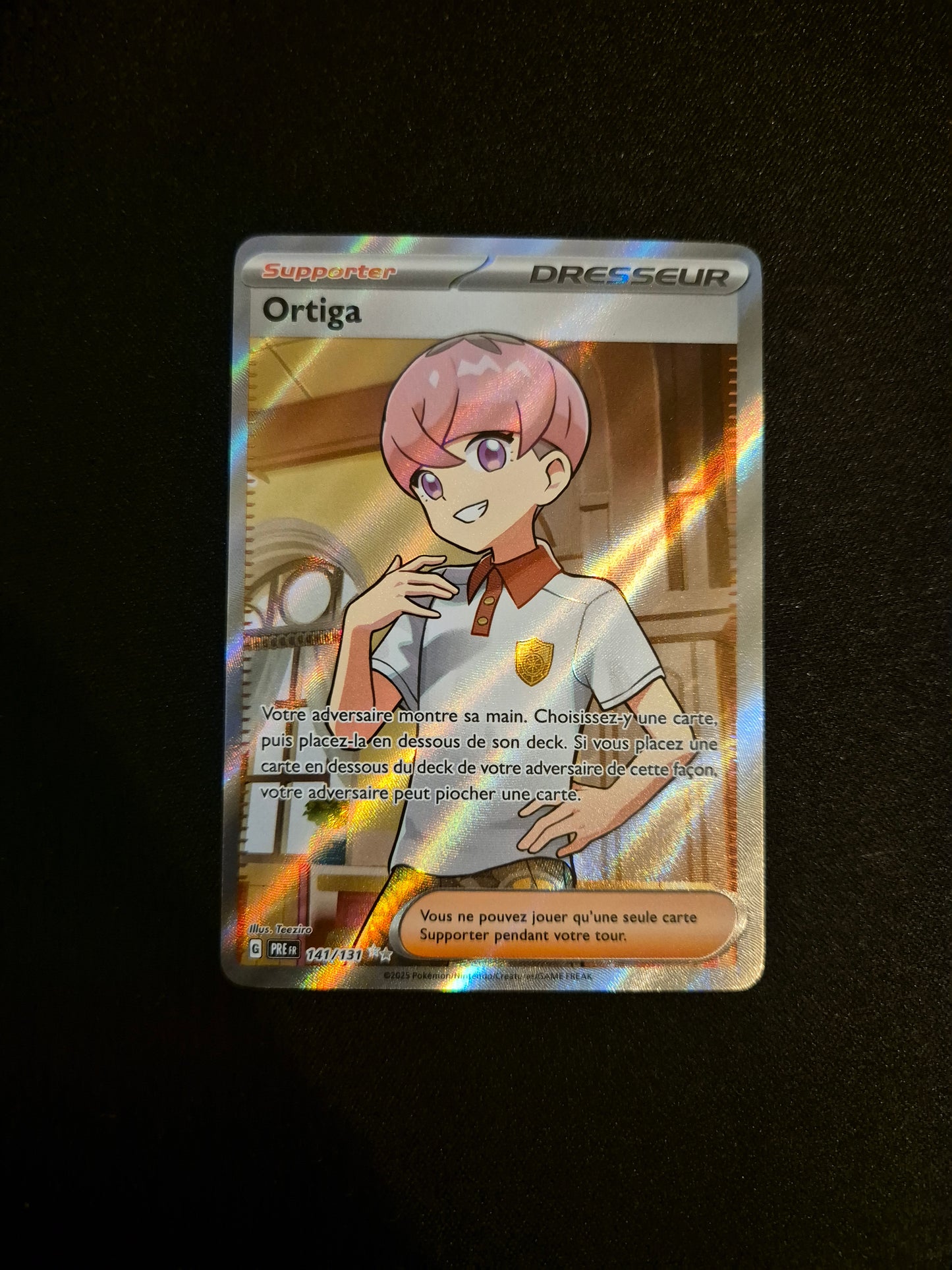 Carte Pokémon Ortiga Full Art 141/131 EV8.5 Évolutions Prismatiques