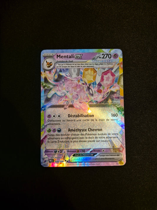 Carte Pokémon Mentali EX 034/131 EV8.5 Évolutions Prismatiques