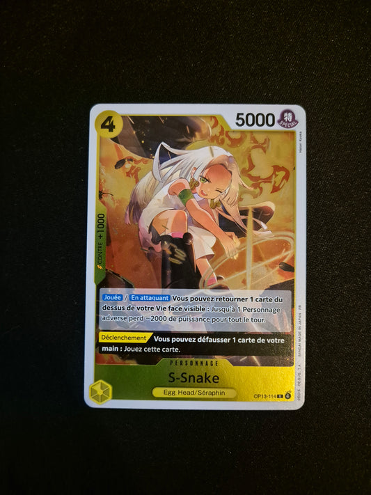 Carte One Piece OP13-114 R S-Snake Foil
