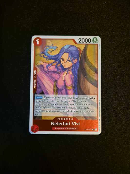 Carte One Piece OP13-012 R Nefertari Vivi Foil