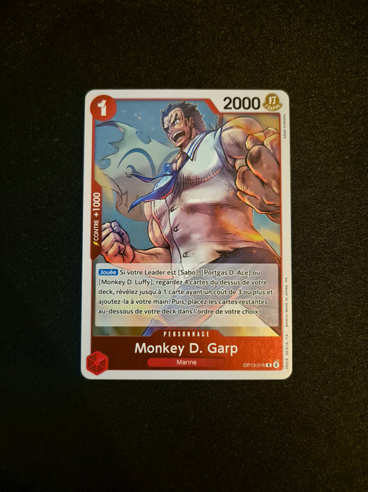 Carte One Piece OP13-016 R Monkey D. Garp Foil