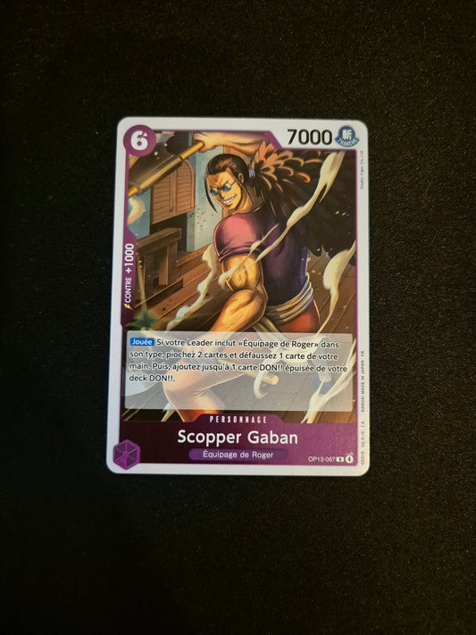 Carte One Piece OP13-067 R Scopper Gaban Foil