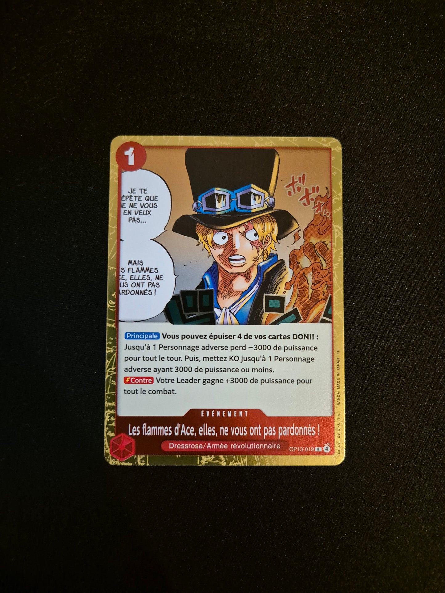 Carte One Piece OP13-019 R Foil