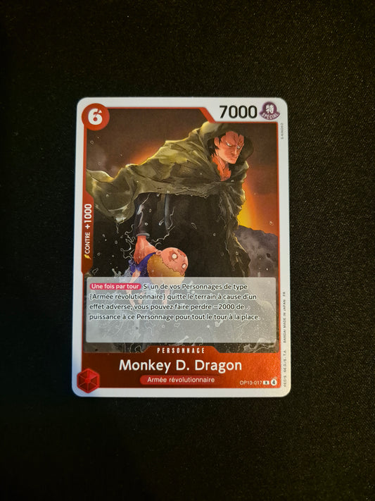 Carte One Piece OP13-017 R Monkey D. Dragon Foil