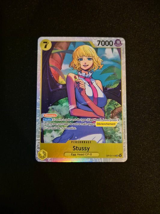 Carte One Piece OP13-110 SR Stussy