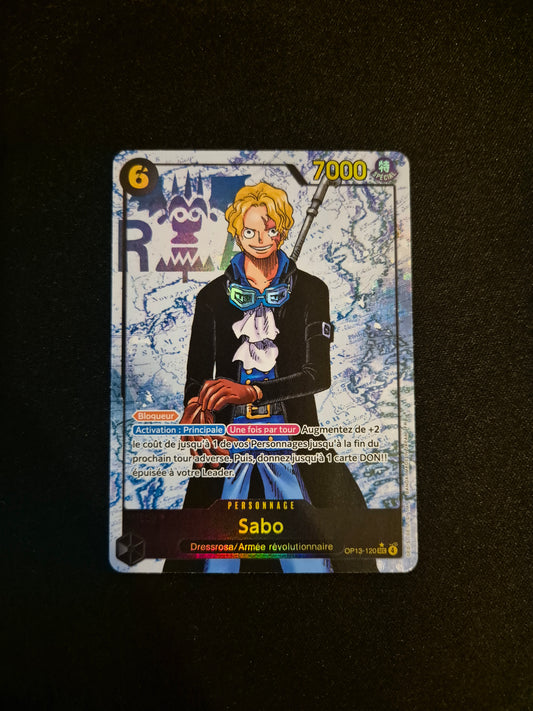 Carte One Piece OP13-120 SEC Sabo