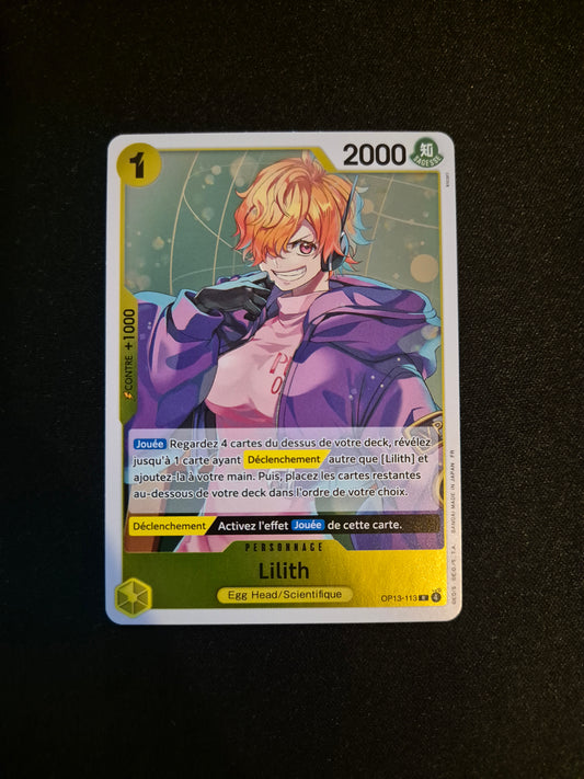 Carte One Piece OP13-113 R Lilith Foil