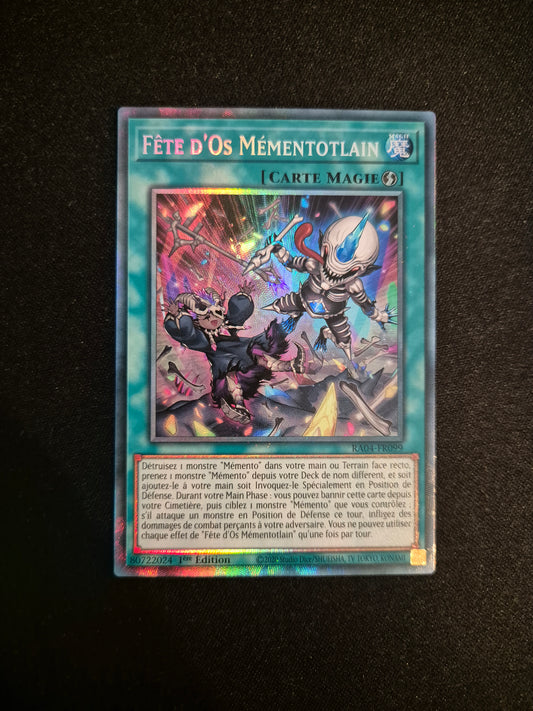 Carte Yu-Gi-Oh! Fête d'Os Mémentotlain Collector Rare RA04-FR099