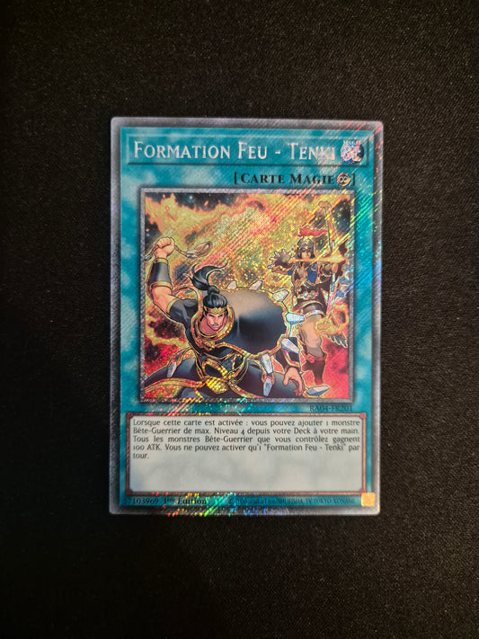 Carte Yu-Gi-Oh! Formation Feu Tenki Platinum Secret Rare RA04-FR201