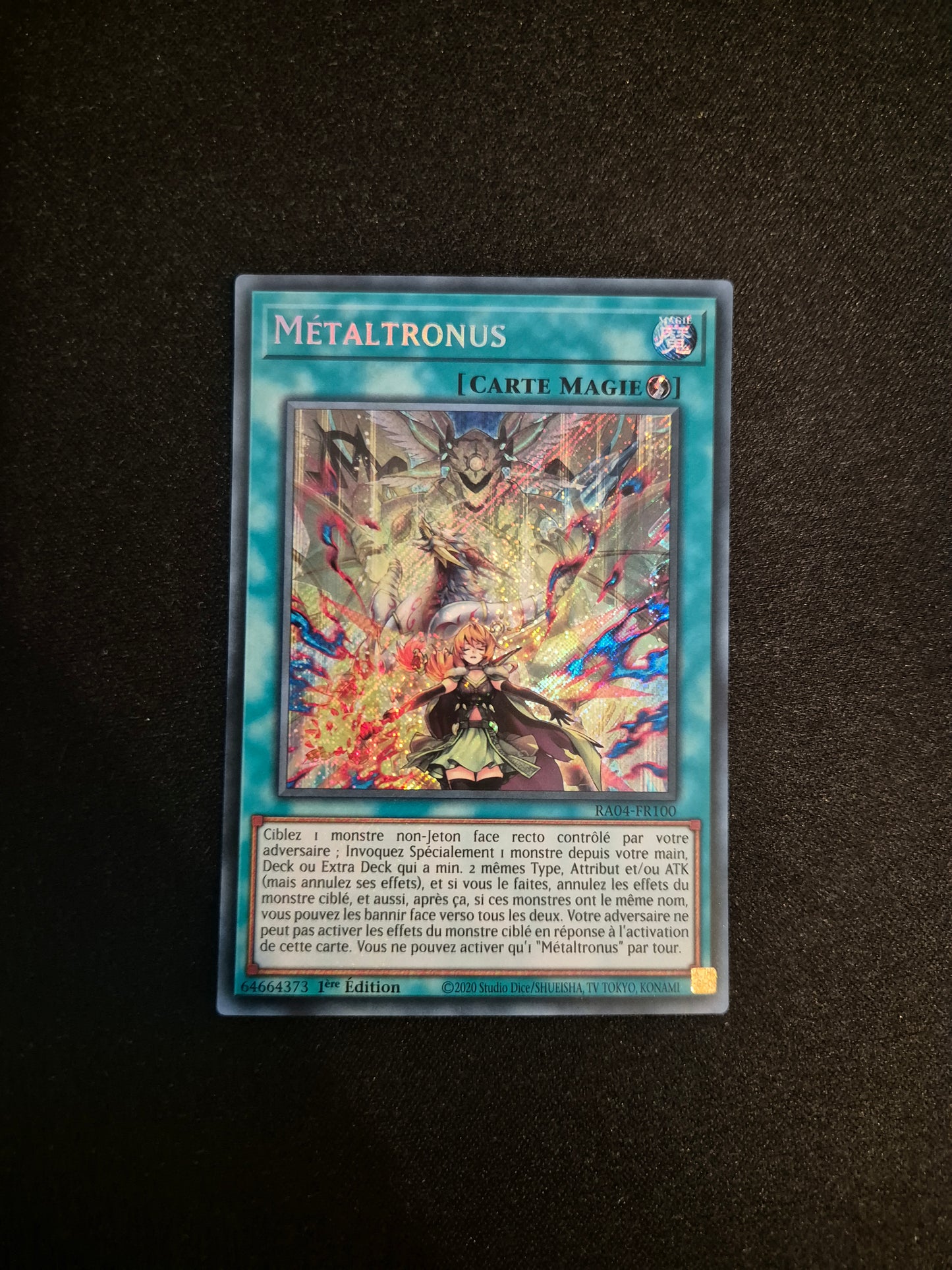 Carte Yu-Gi-Oh! Metaltronus  Secret Rare RA04-FR100