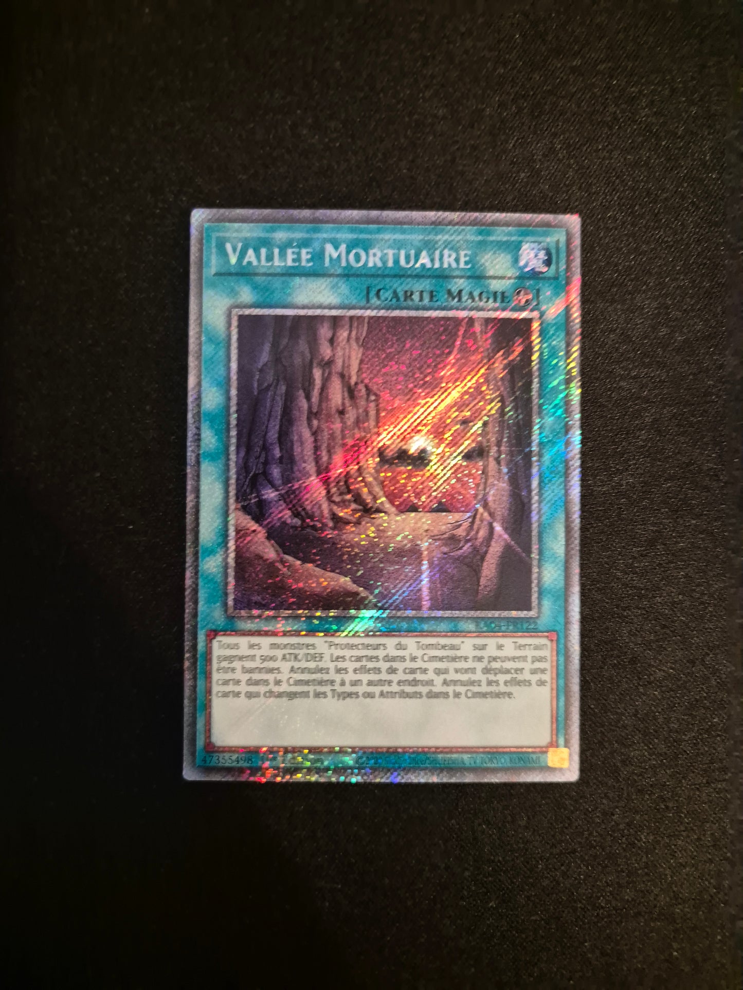 Carte Yu-Gi-Oh! Vallée Mortuaire Platinum Secret Rare RA04-FR122