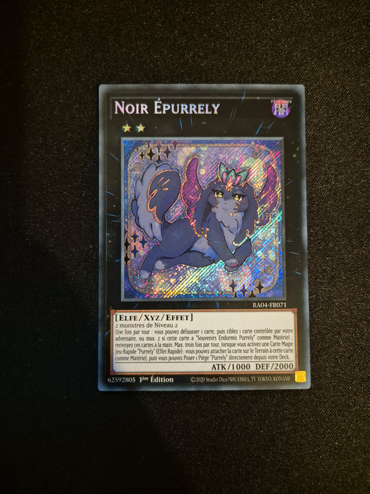 Carte Yu-Gi-Oh! Noir Epurrely Secret Rare RA04-FR071