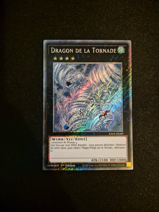 Carte Yu-Gi-Oh! Dragon de la Tornade Platinum Secret Rare RA04-FR289