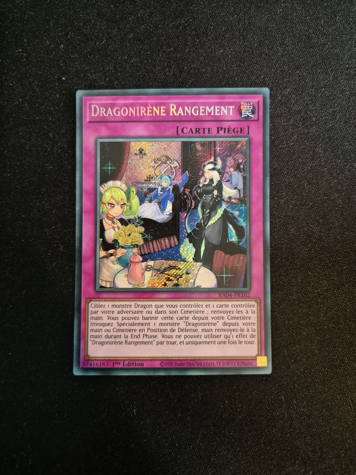 Carte Yu-Gi-Oh! Dragonirène Rangement Secret Rare RA04-FR102