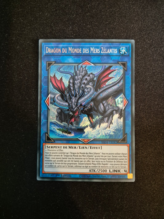 Carte Yu-Gi-Oh! Dragon Du Monde des Mers Zelantis Secret Rare RA04-FR082