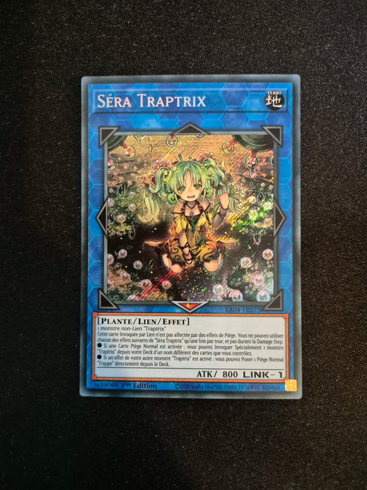 Carte Yu-Gi-Oh! Séra Traptrix Secret Rare RA04-FR075