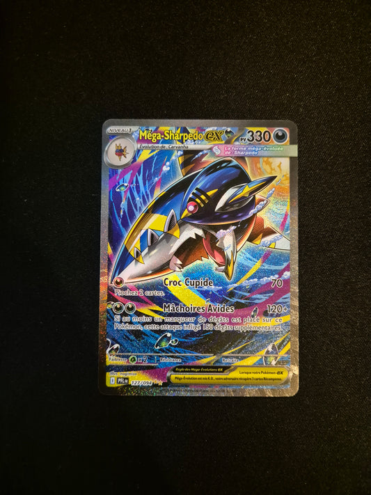 Carte Pokémon Méga-Sharpedo EX ALT 127/094 ME02 Flammes Fantasmagoriques FR