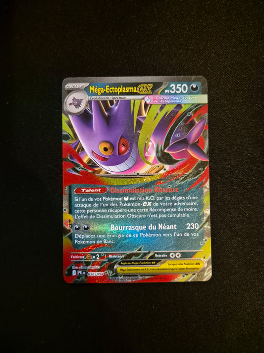 Carte Pokémon Méga-Ectoplasma EX 056/094 ME02 Flammes Fantasmagoriques