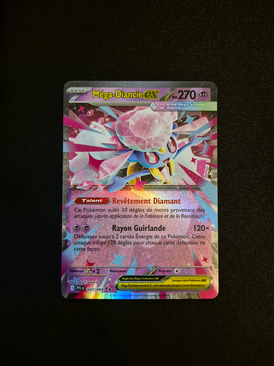 Carte Pokémon Méga-Diancie EX 041/094 ME02 Flammes Fantasmagoriques