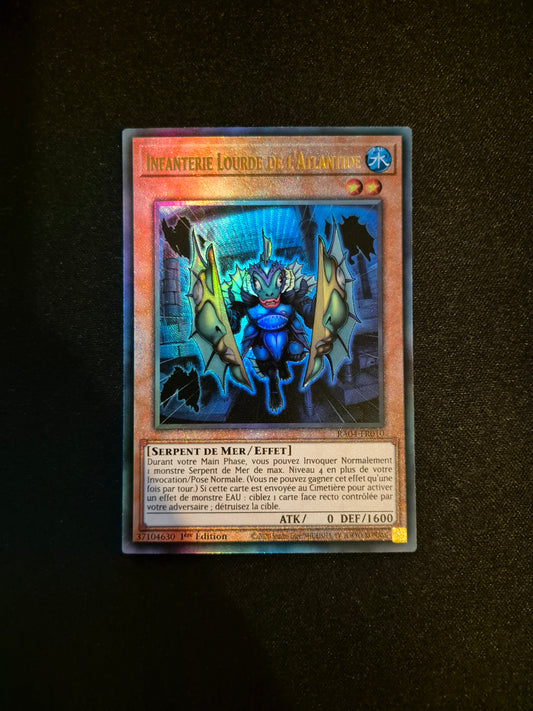 Carte Yu-Gi-Oh! Infanterie Lourde de l'Atlantide Ultimate Rare RA04-FR010