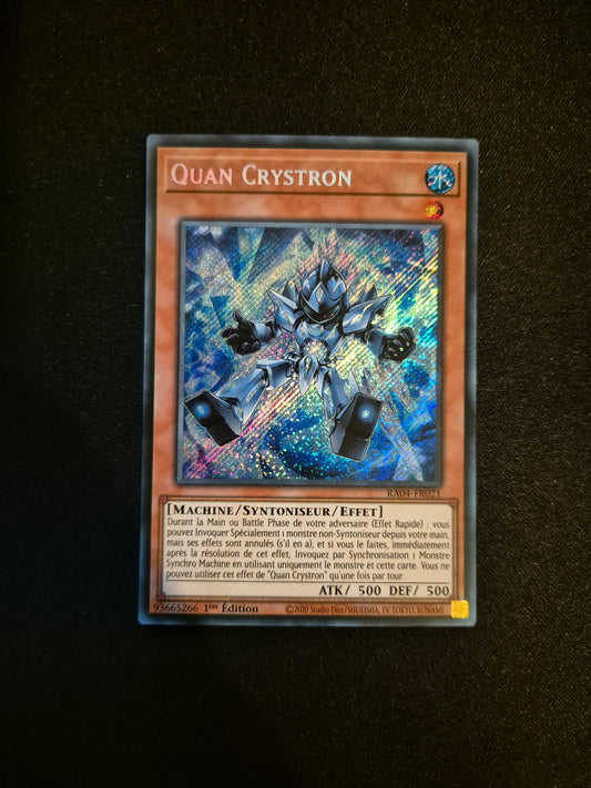 Carte Yu-Gi-Oh! Quan Crystron Secret Rare RA04-FR021