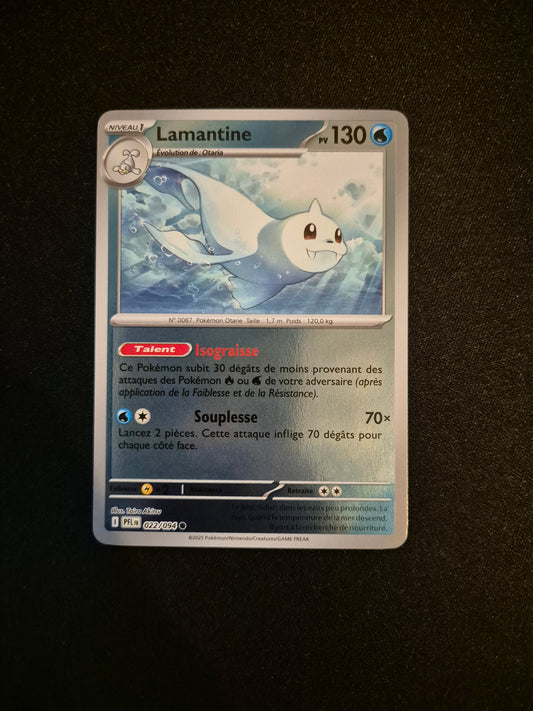 Carte Pokémon Lamantine Reverse 022/094 ME02 Flammes Fantasmagoriques