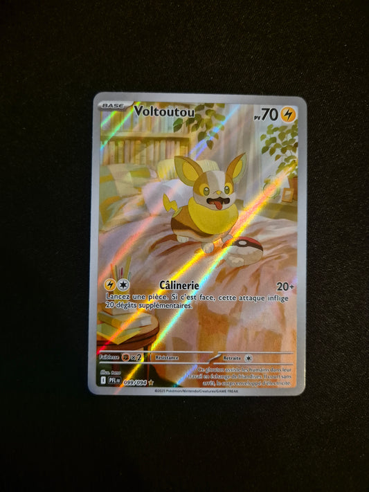 Carte Pokémon Voltoutou Art Rare AR 099/094 ME02 Flammes Fantasmagoriques