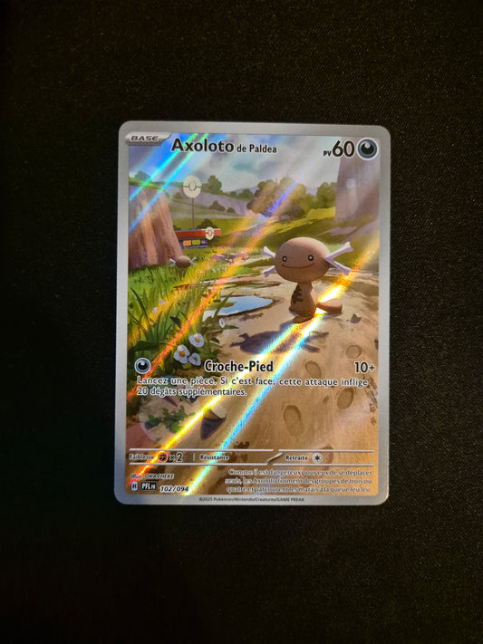 Carte Pokémon Axoloto Art Rare AR 102/094 ME02 Flammes Fantasmagoriques