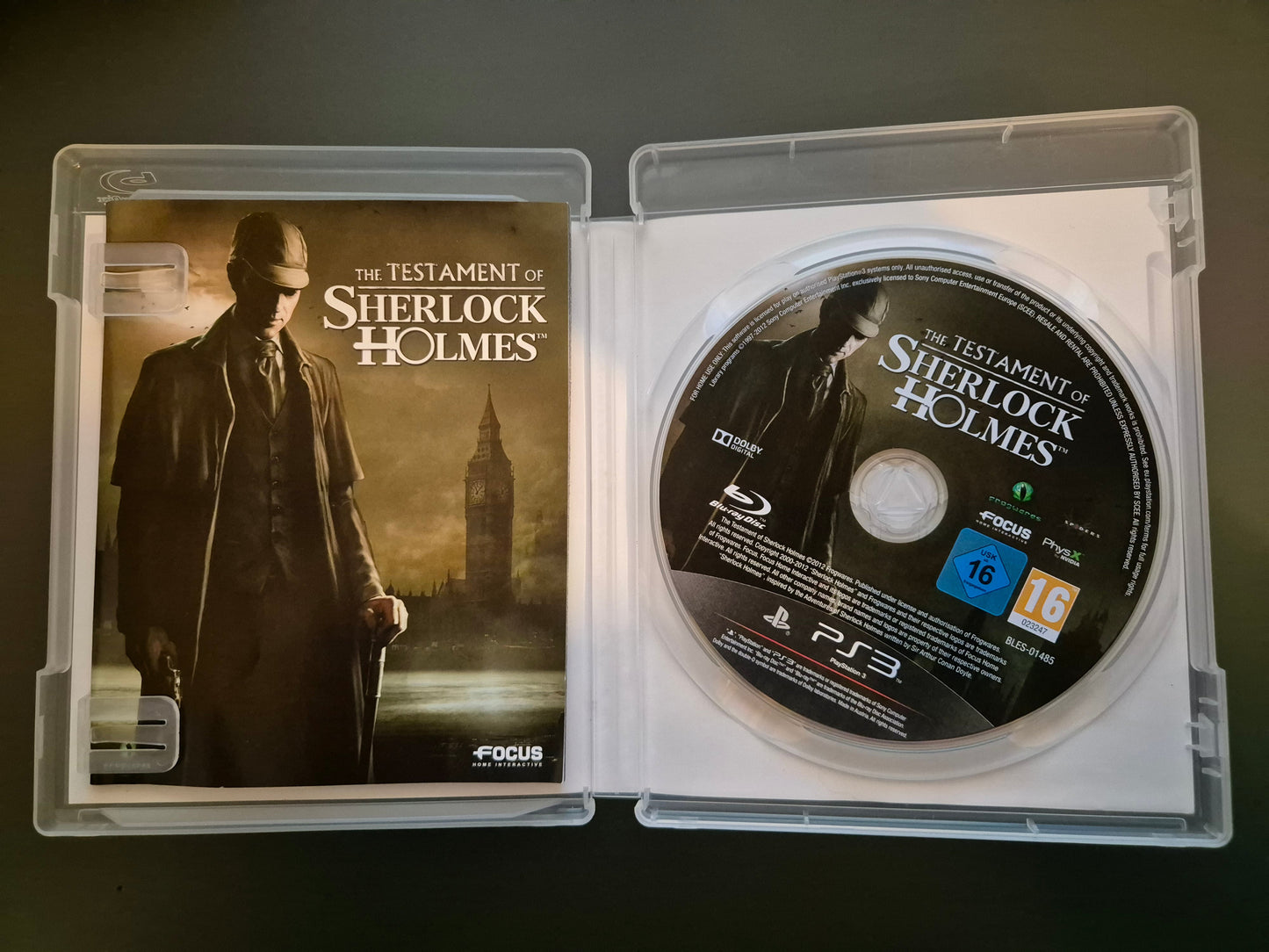The Testament of Sherlock Holmes Playstation 3 PS3 PAL FR - Occasion