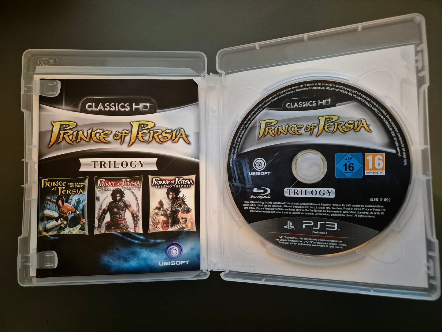 Prince of Persia Trilogy Classics HD Playstation 3 PS3 PAL FR - Occasion