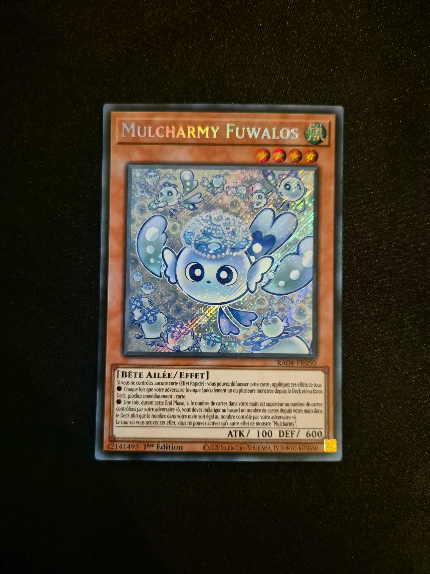 Carte Yu-Gi-Oh! Mulcharmy Fuwalos Secret Rare RA04-FR050