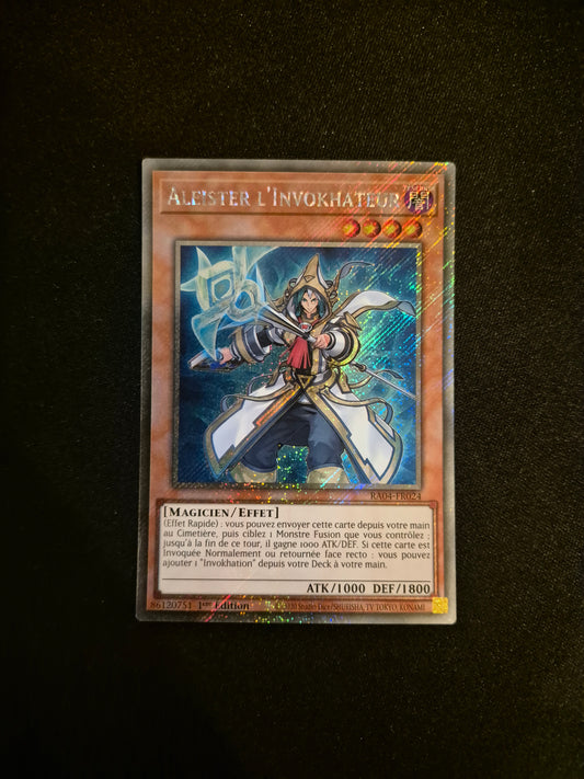 Carte Yu-Gi-Oh! Aleister l'Invokhateur Platinum Secret Rare RA04-FR024