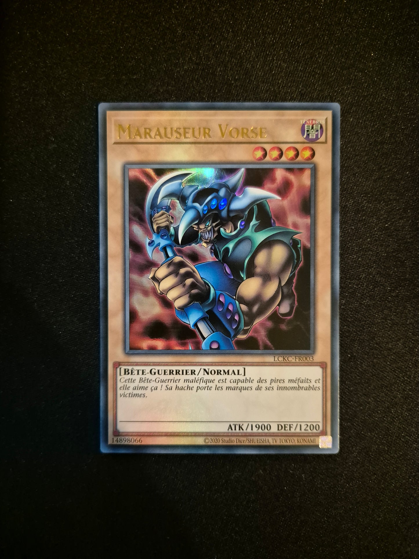 Carte Yu-Gi-Oh! Marauseur Vorse Ultra Rare LCKC-FR003