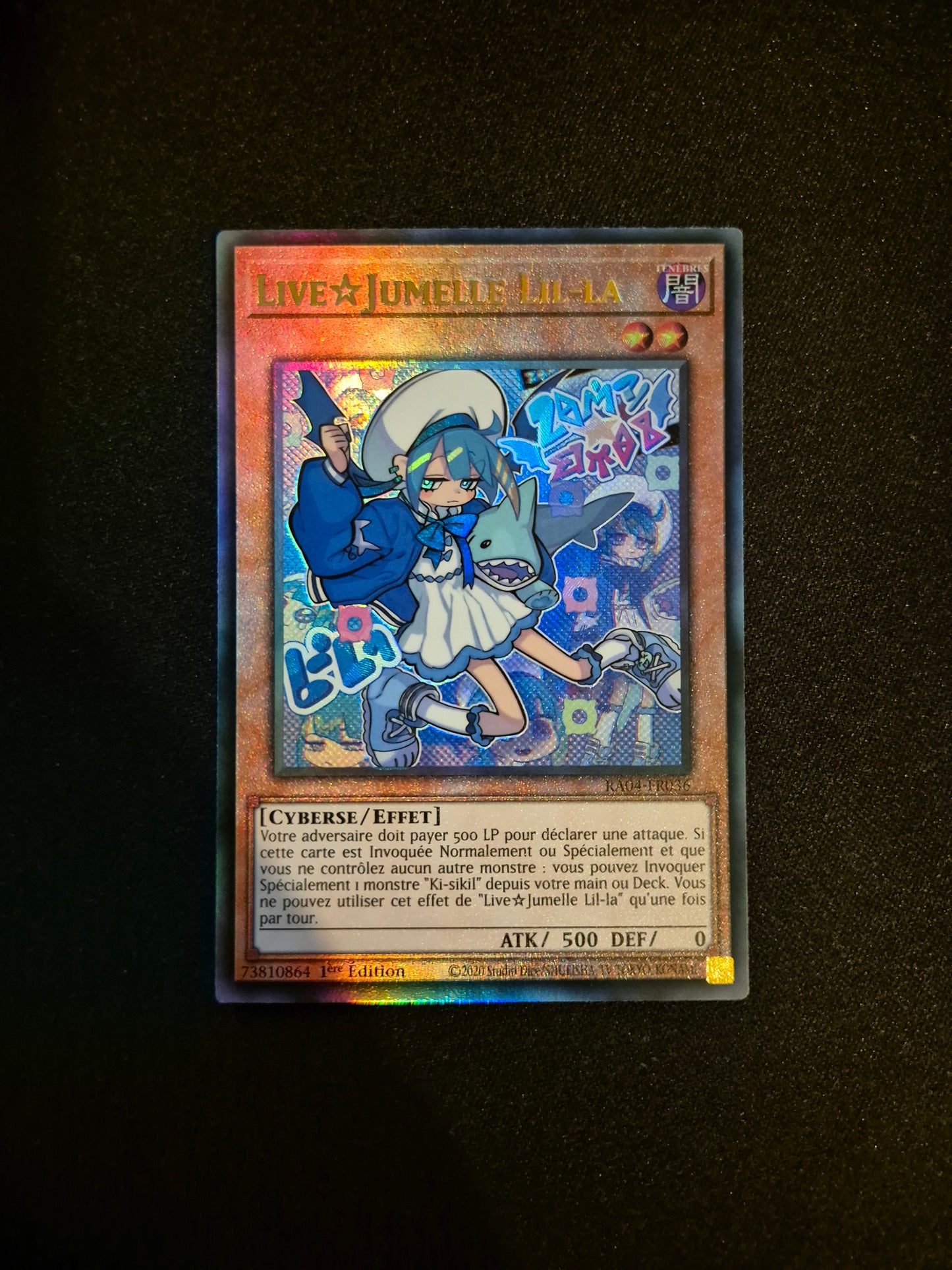 Carte Yu-Gi-Oh! Live Jumelle Lil-La Ultimate Rare RA04-FR036